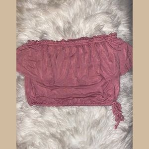 Abercrombie Mauve Crop / Tube Top